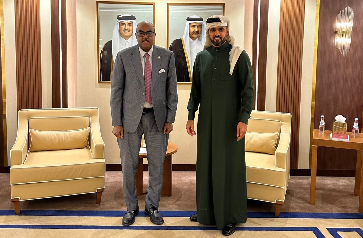 OIC Assistant Secretary-General for Humanitarian Affairs Meets Qatar Fund for Development’s Director-General