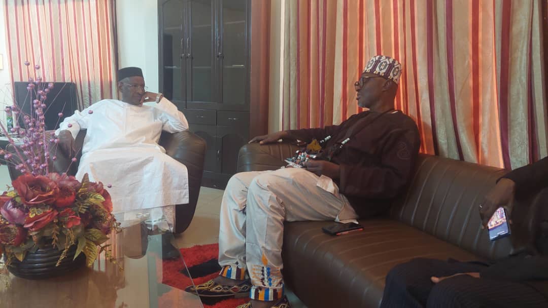H.E. Amadou Allahoury Diallo grants Sarki Pro-Umar Tanko Audience in Niamey