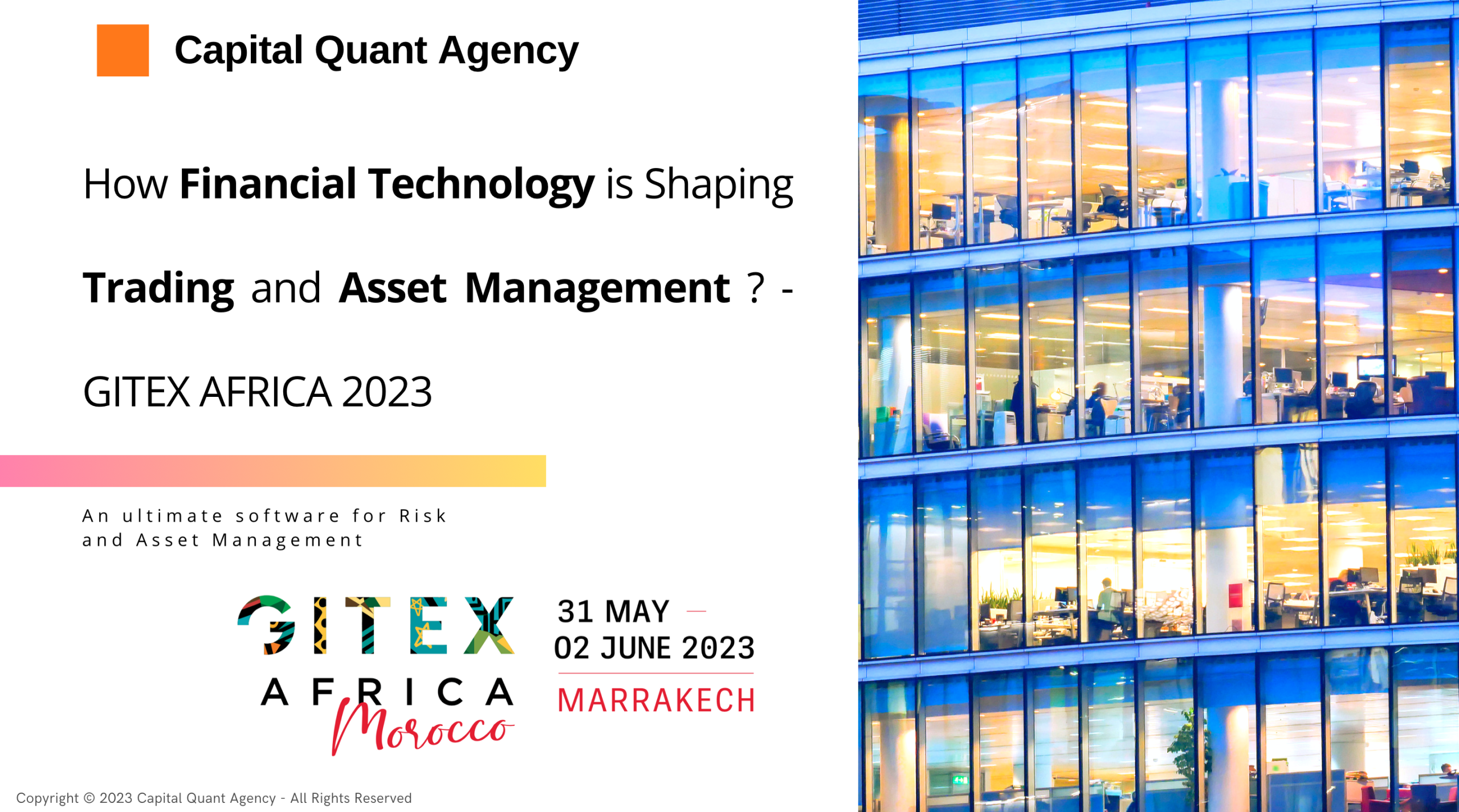 How Financial Technology is Shaping Trading and Asset Management ? – GITEX AFRICA 2023