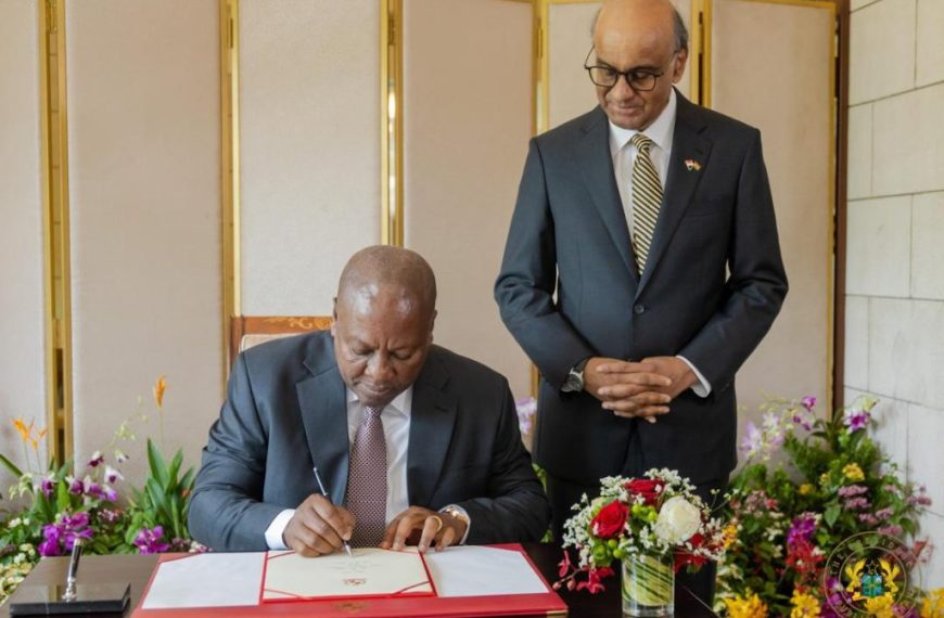 Singapore, Ghana to deepen green and agribusiness partnership.