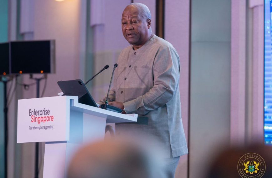 Mahama courts Singapore investors, touts 24-hour economy as…