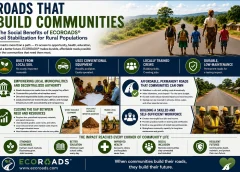 Roads That Build Communities The Social Benefits of ECOROADS® Soil Stabilization for Rural Populations